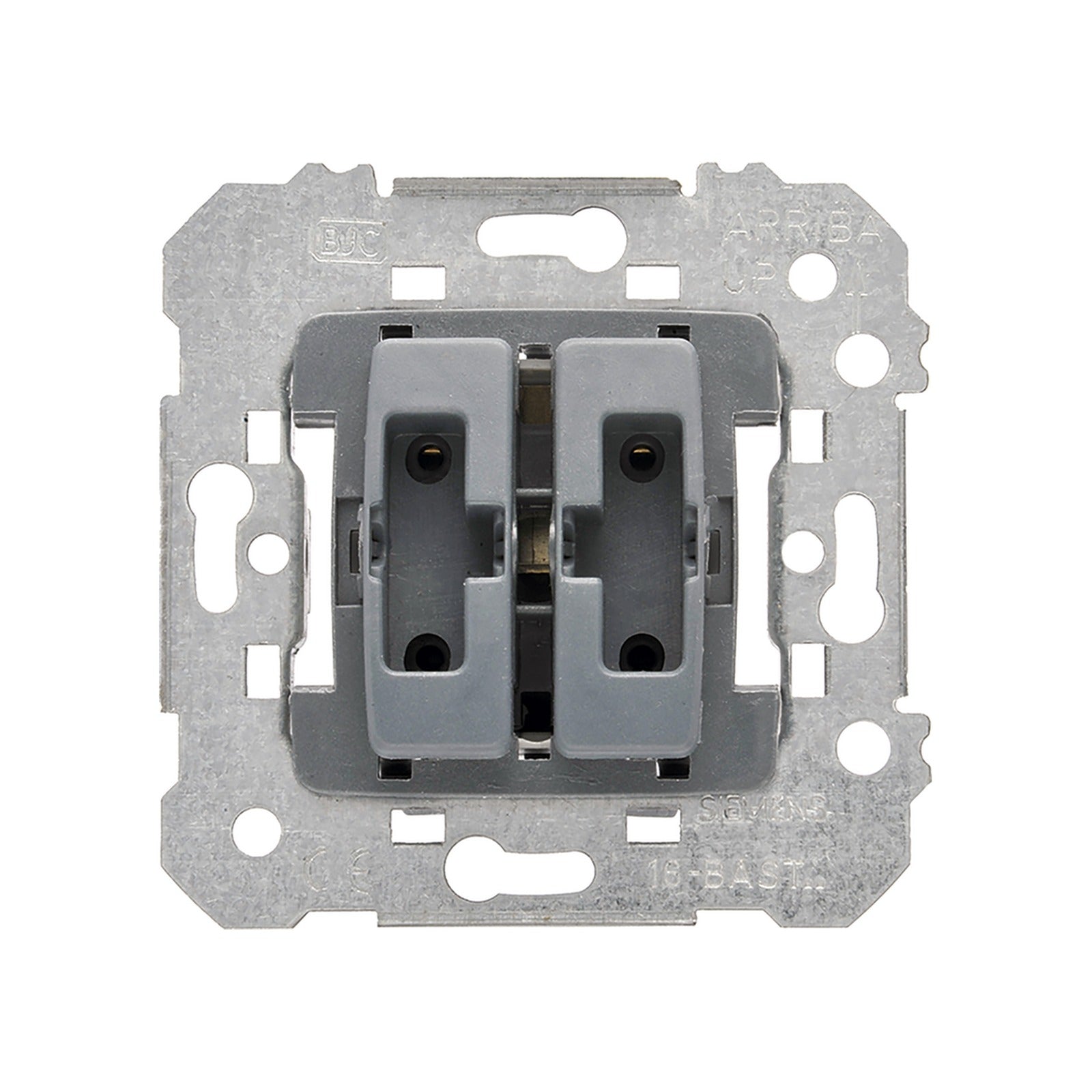 Doble pulsador BJC Miro, 10 A, 250 V~ - referencia 18511