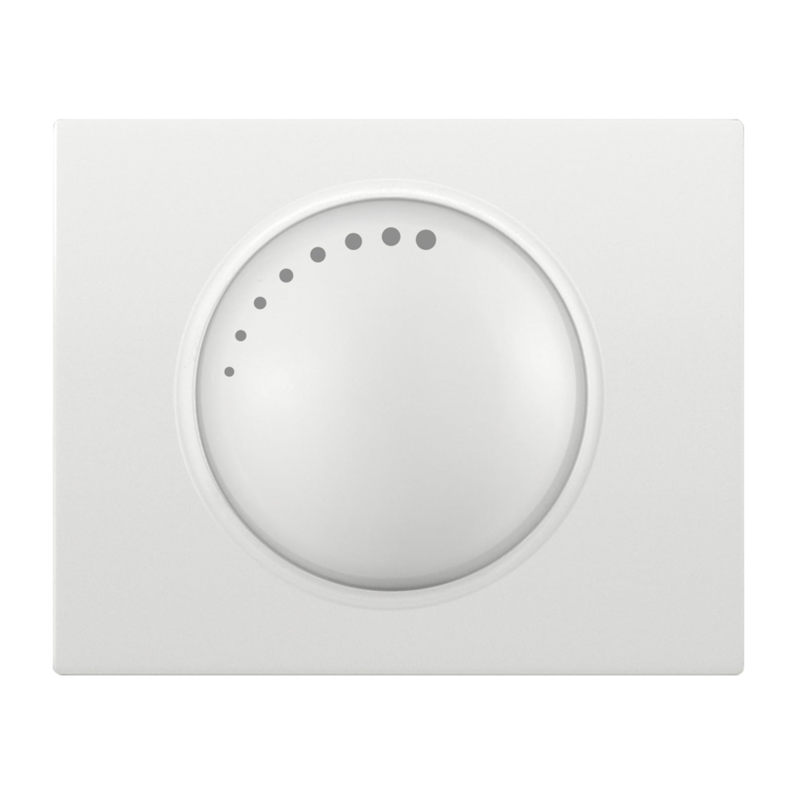 Tapa con botón para reguladores BJC Iris Plus, blanco - referencia 18749
