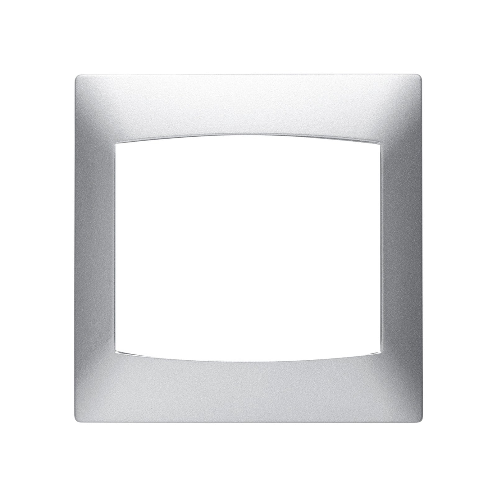 Marco BJC Coral de 1 elemento horizontal, sin bastidor, plata luna - referencia 21011-PL