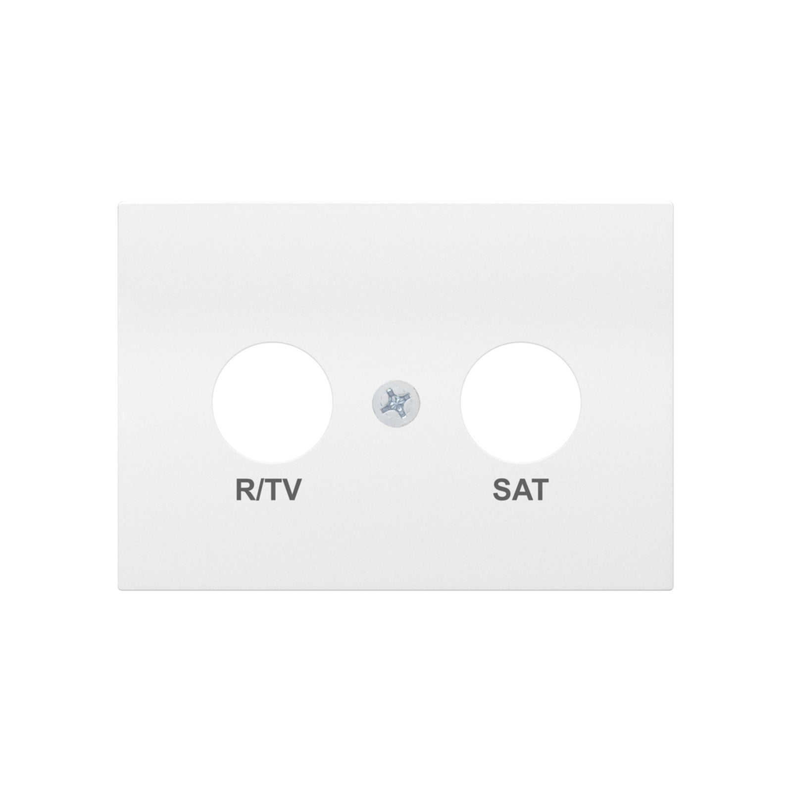 Tapa para toma R/TV-SAT BJC Coral, blanco - referencia 21320
