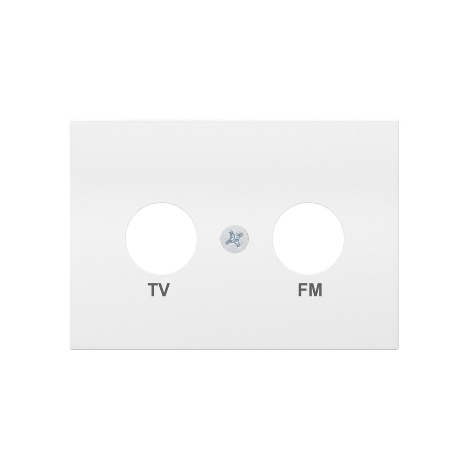 Tapa para toma TV-FM BJC Coral, blanco - referencia 21330