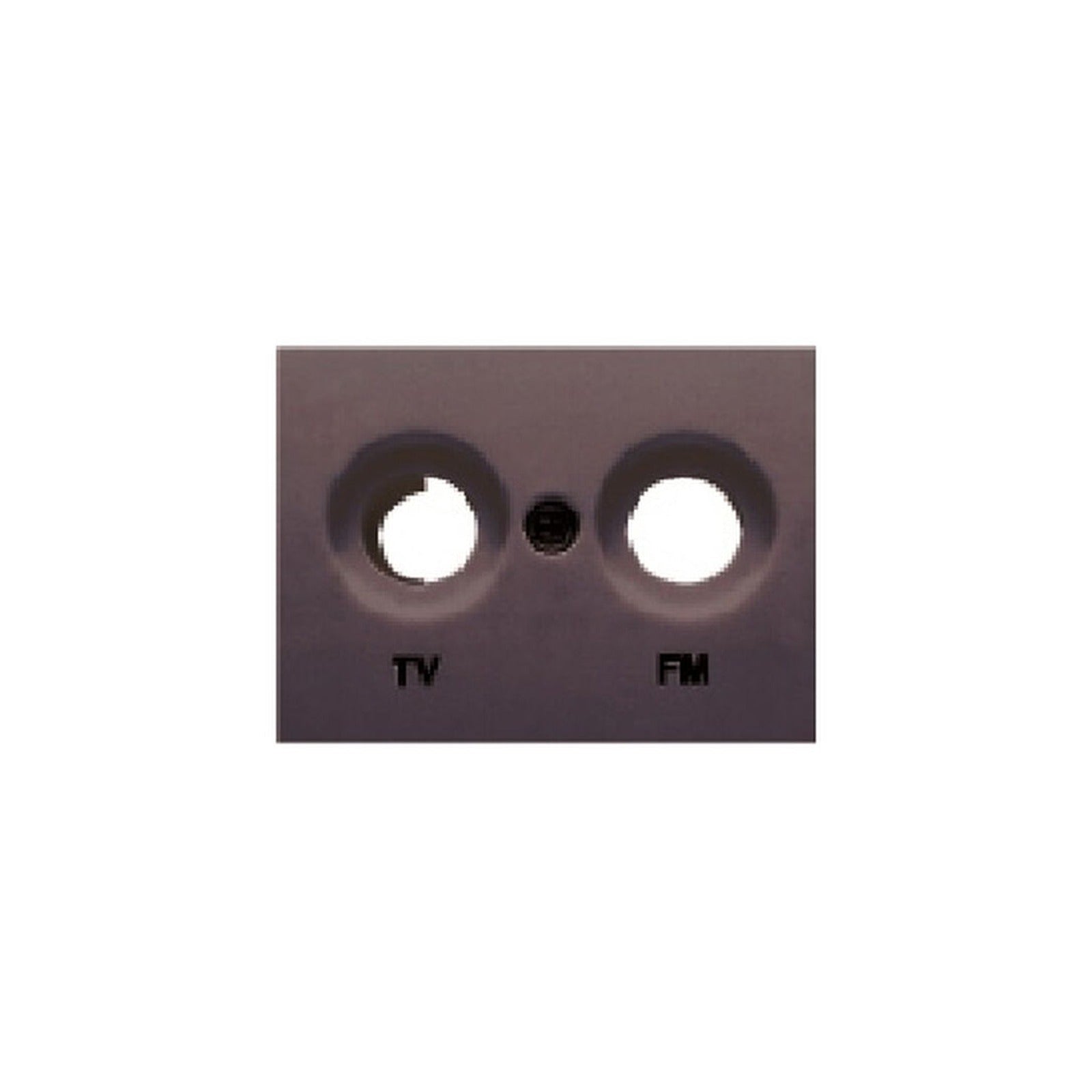 Tapa para toma TV-FM BJC Coral, gris lava - referencia 21330-GL