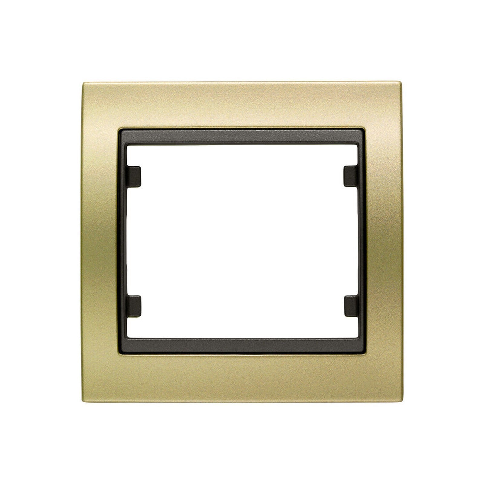 Marco BJC Mega de 1 elemento horizontal/vertical, metal puro dorado - referencia 22001-DG