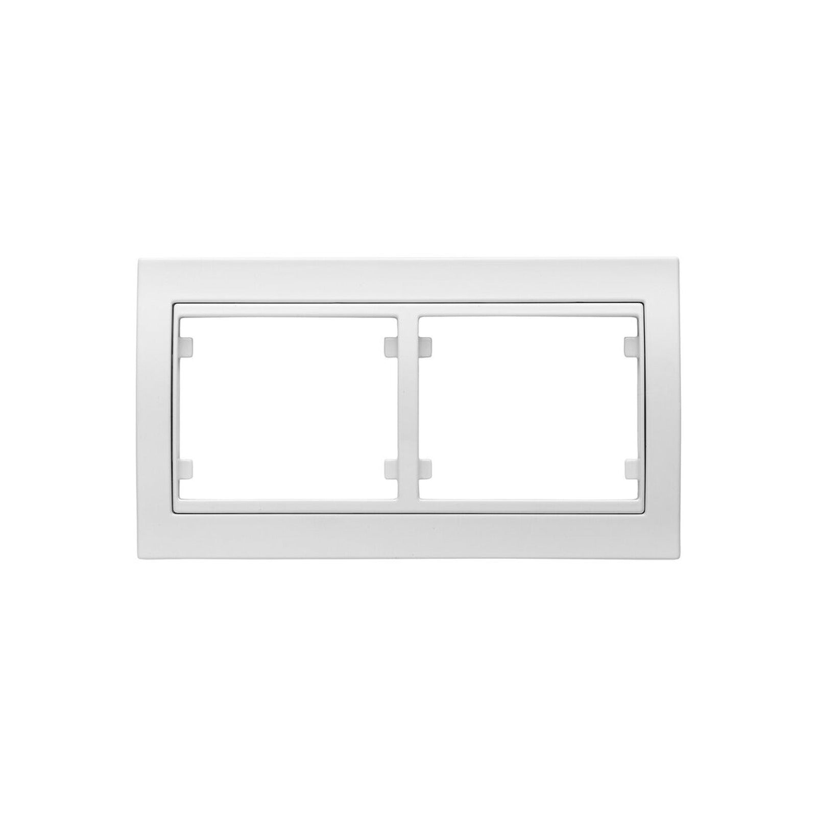 Marco BJC Mega de 2 elementos horizontal, blanco perla mabe - referencia 22002-BP