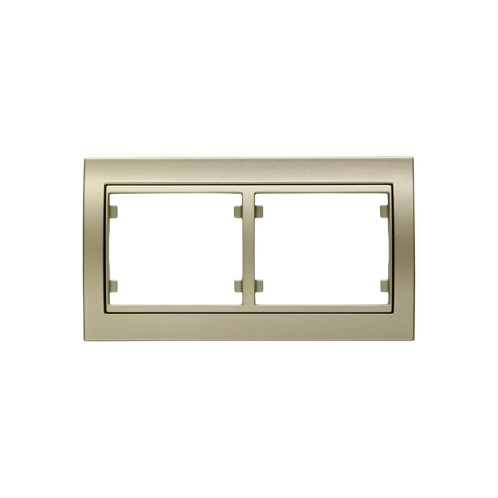 Marco BJC Mega de 2 elementos horizontal, dorado malta - referencia 22002-DM