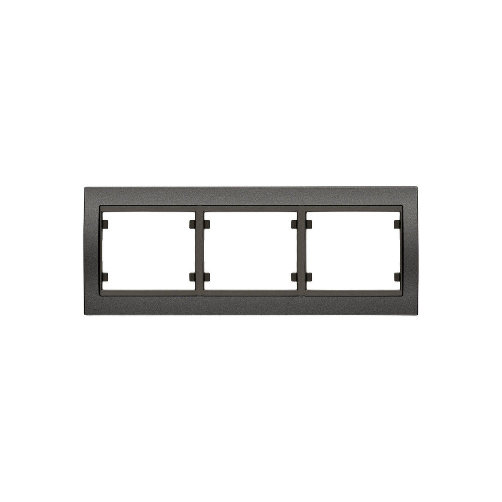Marco BJC Mega de 3 elementos horizontal, negro ébano cosso - referencia 22003-NEC