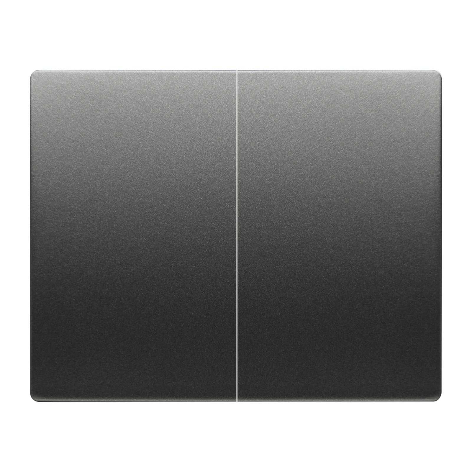 Juego de teclas para doble interruptor o doble conmutador BJC Mega, antracita Cosso - referencia 22709-AC