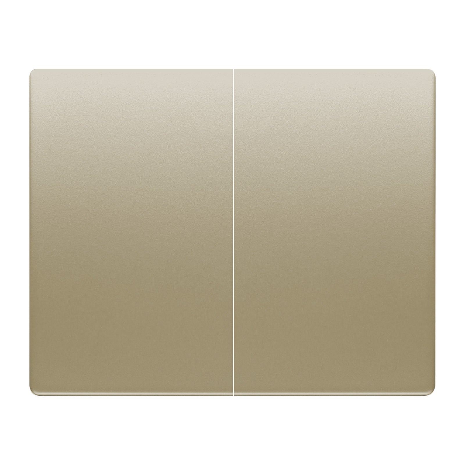 Juego de teclas para doble interruptor o doble conmutador BJC Mega, bronce niebla - referencia 22709-BN