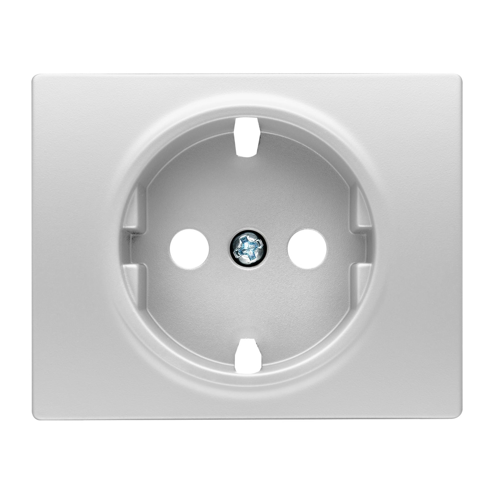 Tapa para base de enchufe con protección de seguridad BJC Mega, aluminio fusión - referencia 22724-AF