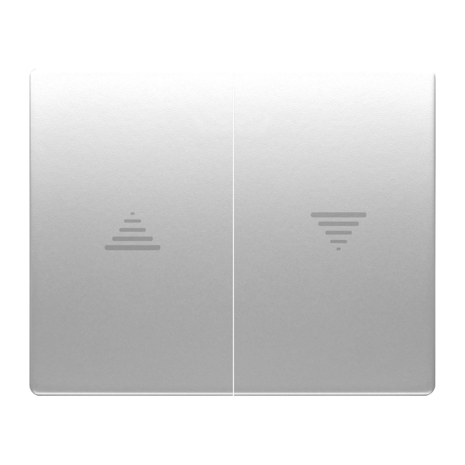 Juego de teclas para pulsador o interruptor de persiana BJC Mega, aluminio fusión - referencia 22765-AF