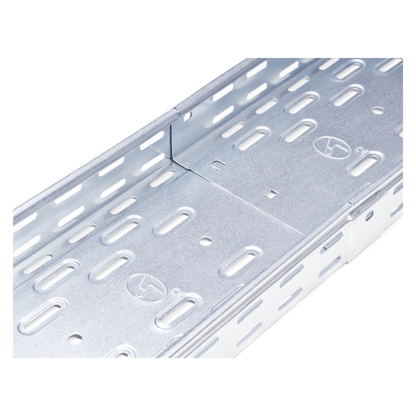 Canal metálico perforado de acero galvanizado Sendzimir Aiscan CMPS, 300 × 60 mm - referencia CMPS630