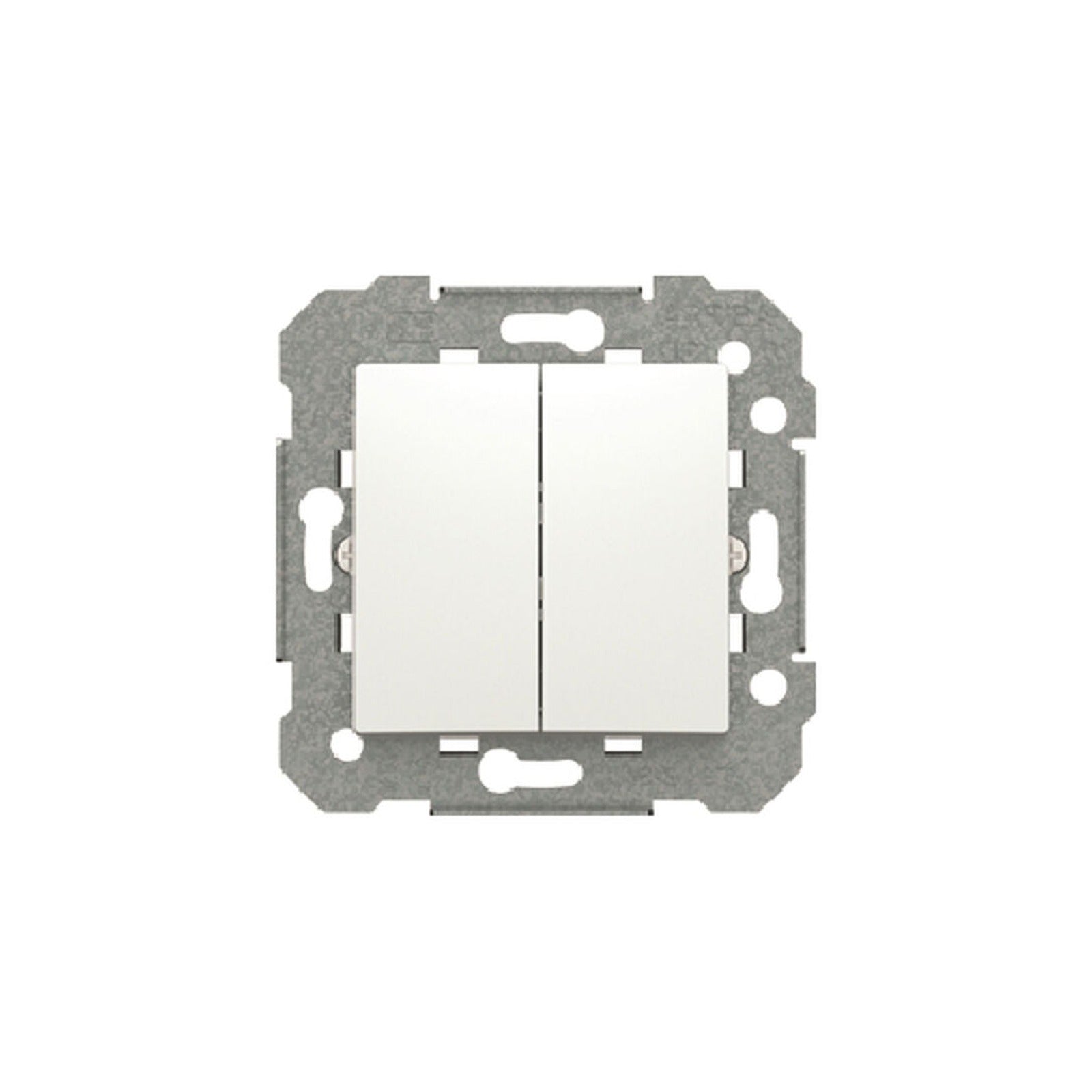 Doble cruzamiento BJC Viva, blanco, 10 AX, 250 V~ - referencia 23507-2
