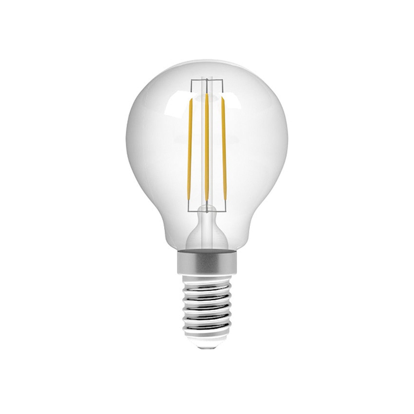 Lámpara LED vintage G45 mini esfera E14 transparente, 4 W, 2700 K, Atmoss BLED-167 - referencia BLED-167