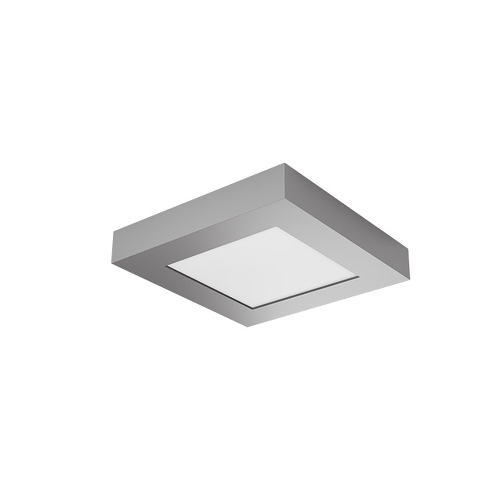 Downlight LED Elyos cuadrado de superficie, cromo mate, 6 W, 4200 K, Atmoss DOW-141 - referencia DOW-141