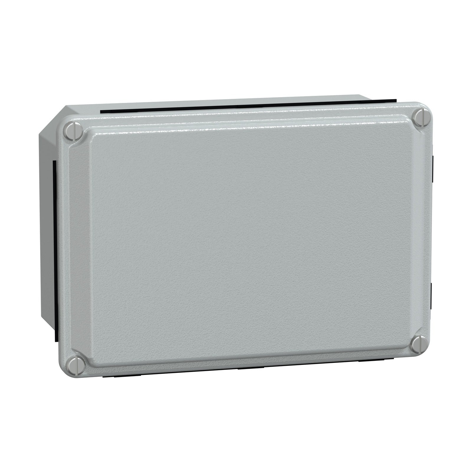 Caja industrial metálica Schneider Electric Spacial SDB, 155 × 105 × 61 mm, tapa baja, IP55, gris RAL 7035, NSYDBN1510 - referencia NSYDBN1510