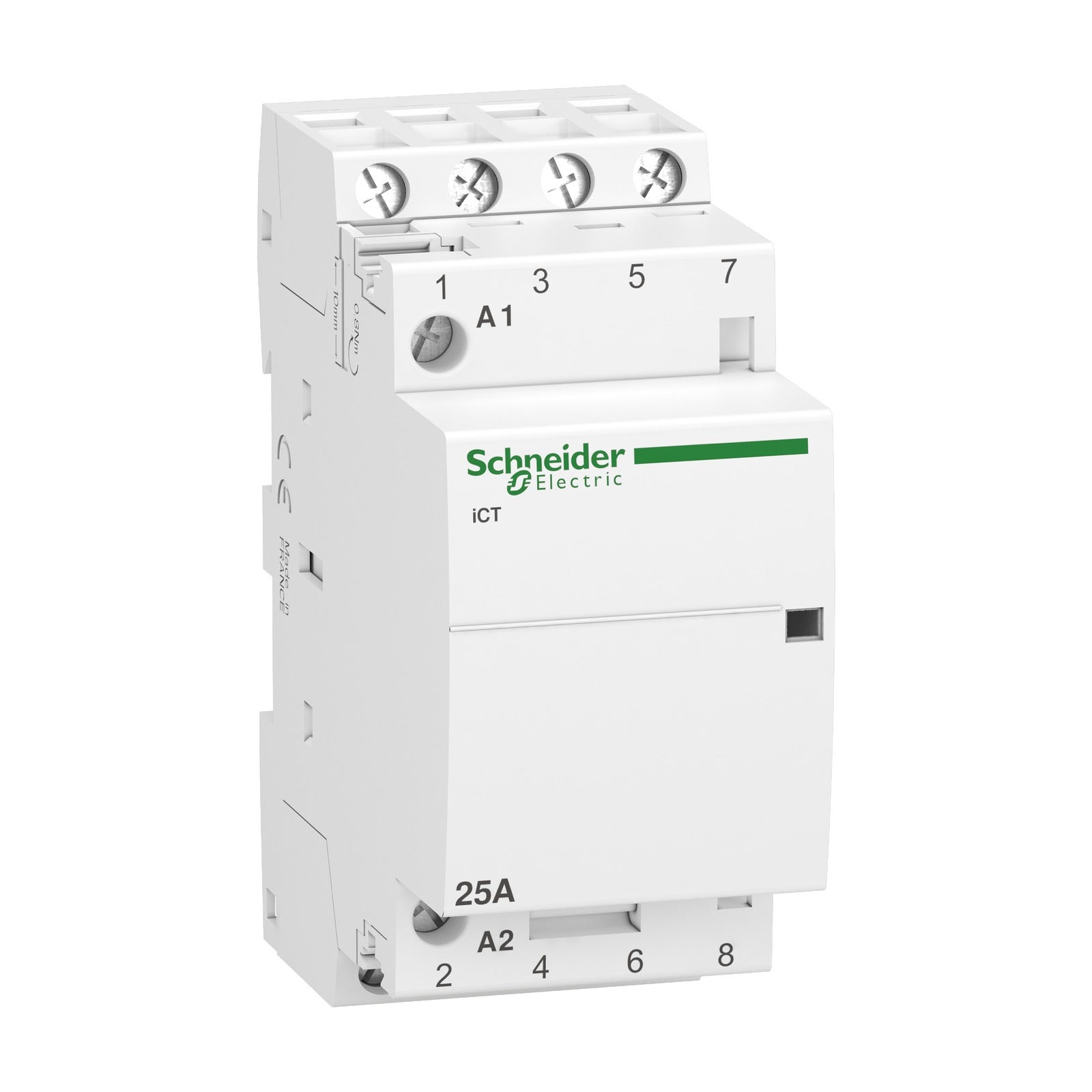 Contactor modular Schneider Electric Acti9 iCT, 4P 4NA, 25 A, bobina de 230/240 V CA, A9C20834 - referencia A9C20834