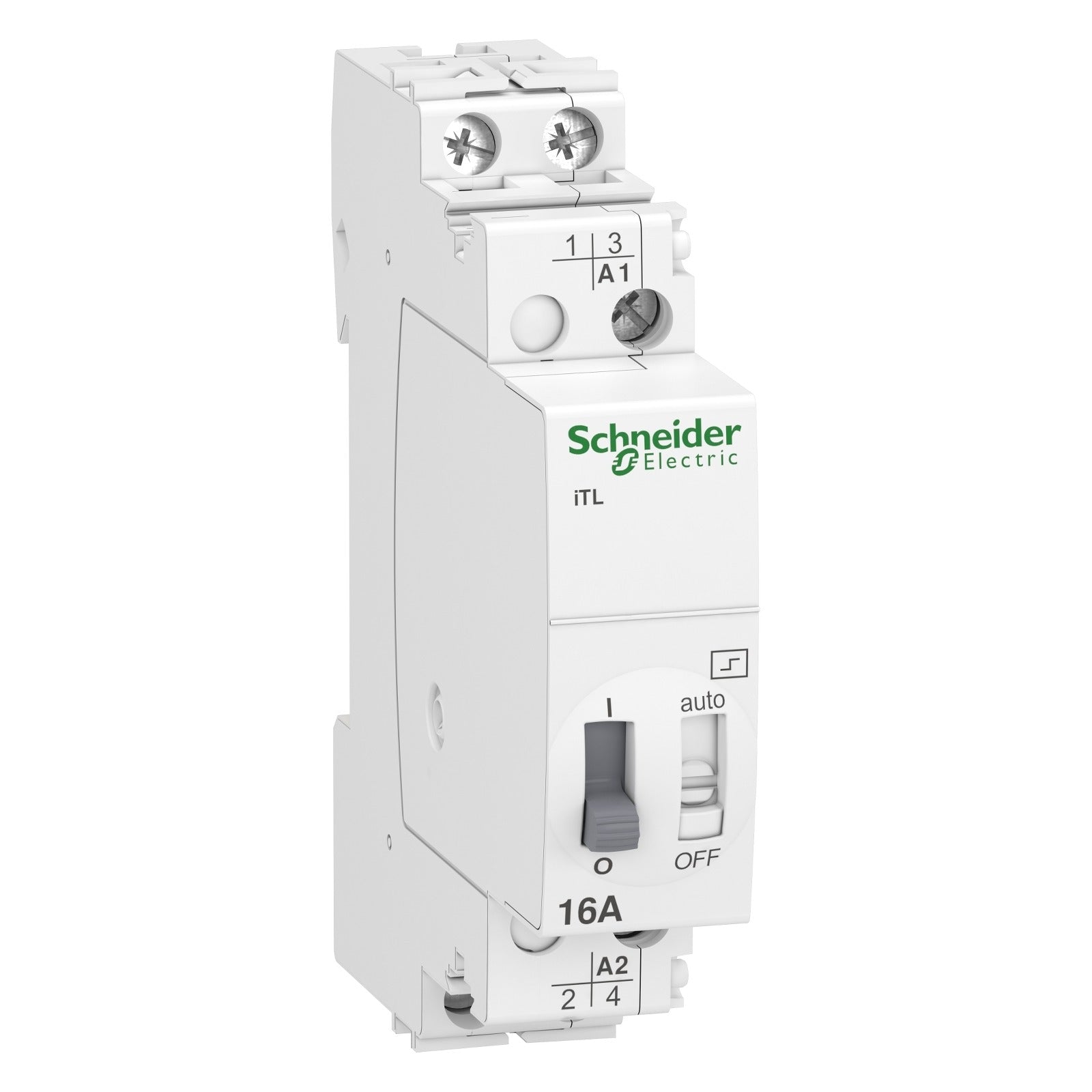 Telerruptor modular Schneider Electric Acti9 iTL, 2P, 16 A, 230 V CA/110 V CC, A9C30812 - referencia A9C30812