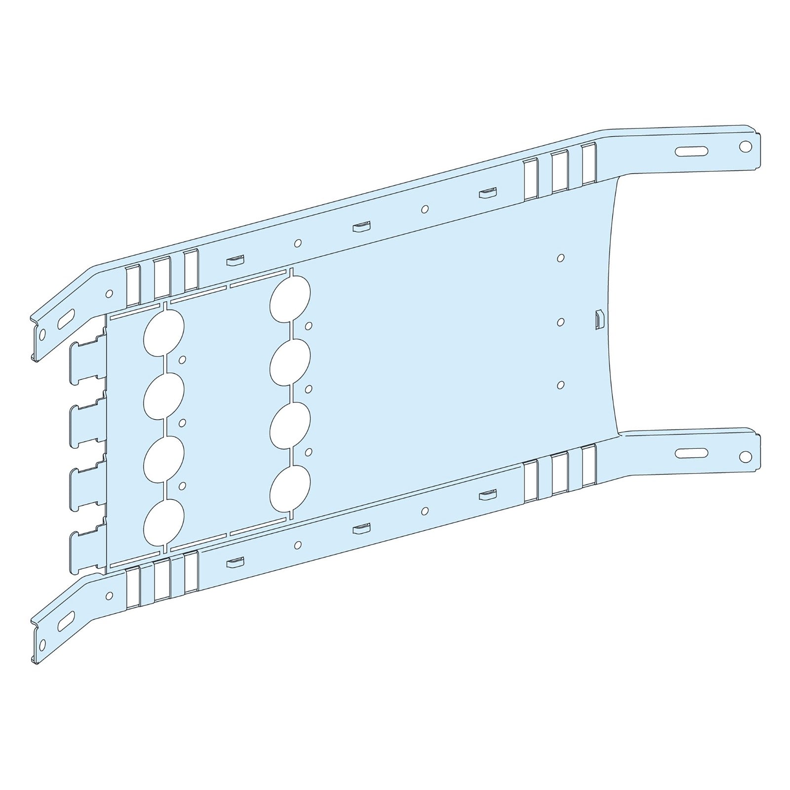 Placa soporte Schneider Electric PrismaSeT P para Vigi NSX/CVS 4P 630 A, montaje horizontal y mando manual, LVS03452 - referencia LVS03452