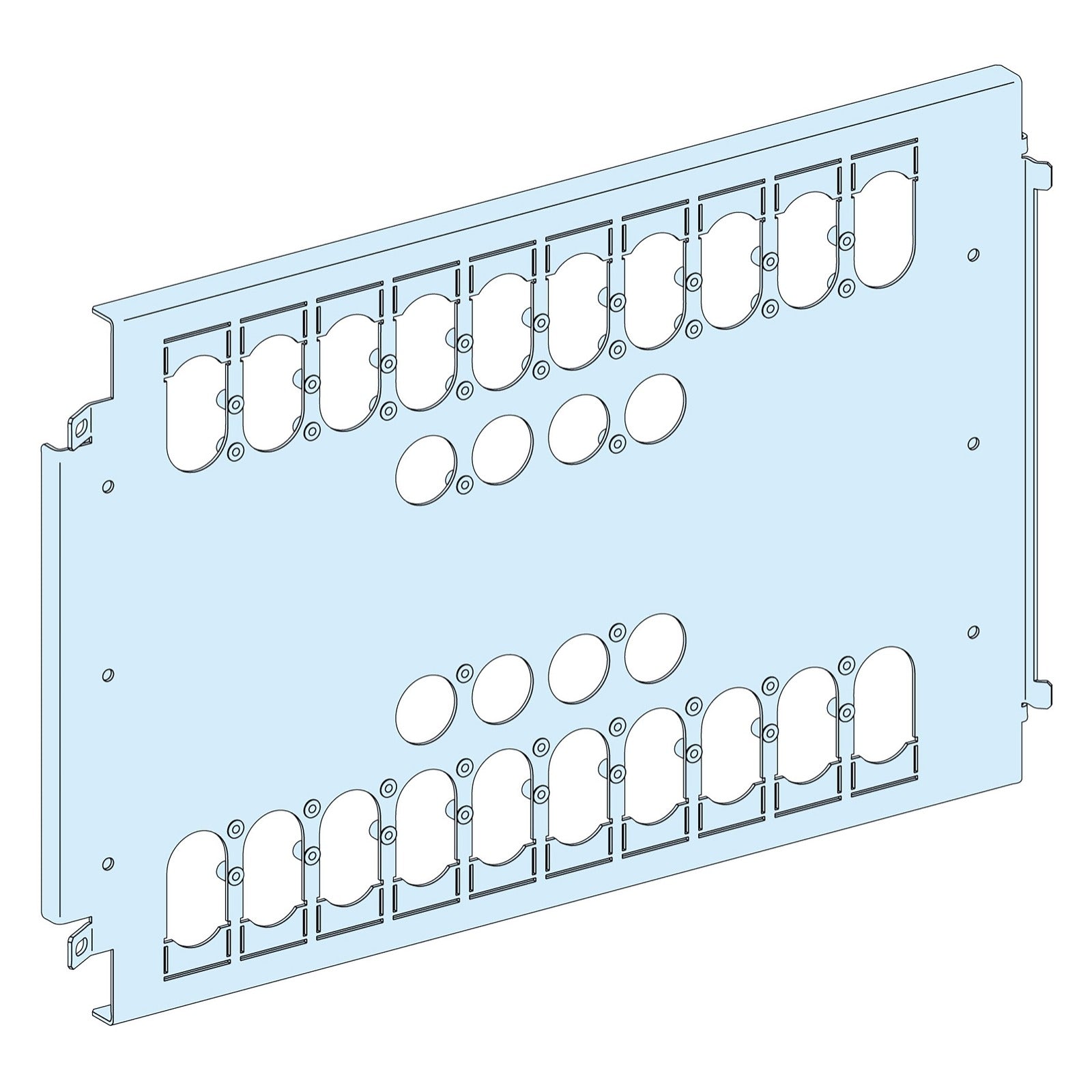 Placa soporte Schneider Electric PrismaSeT P para 2 NSX/CVS630 o 1 INS630, montaje vertical, LVS03461 - referencia LVS03461