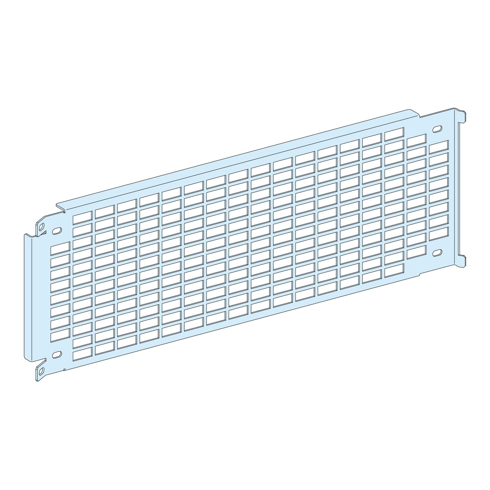 Placa soporte perforada Schneider Electric PrismaSeT P, 4 módulos y 4 traviesas, LVS03571 - referencia LVS03571