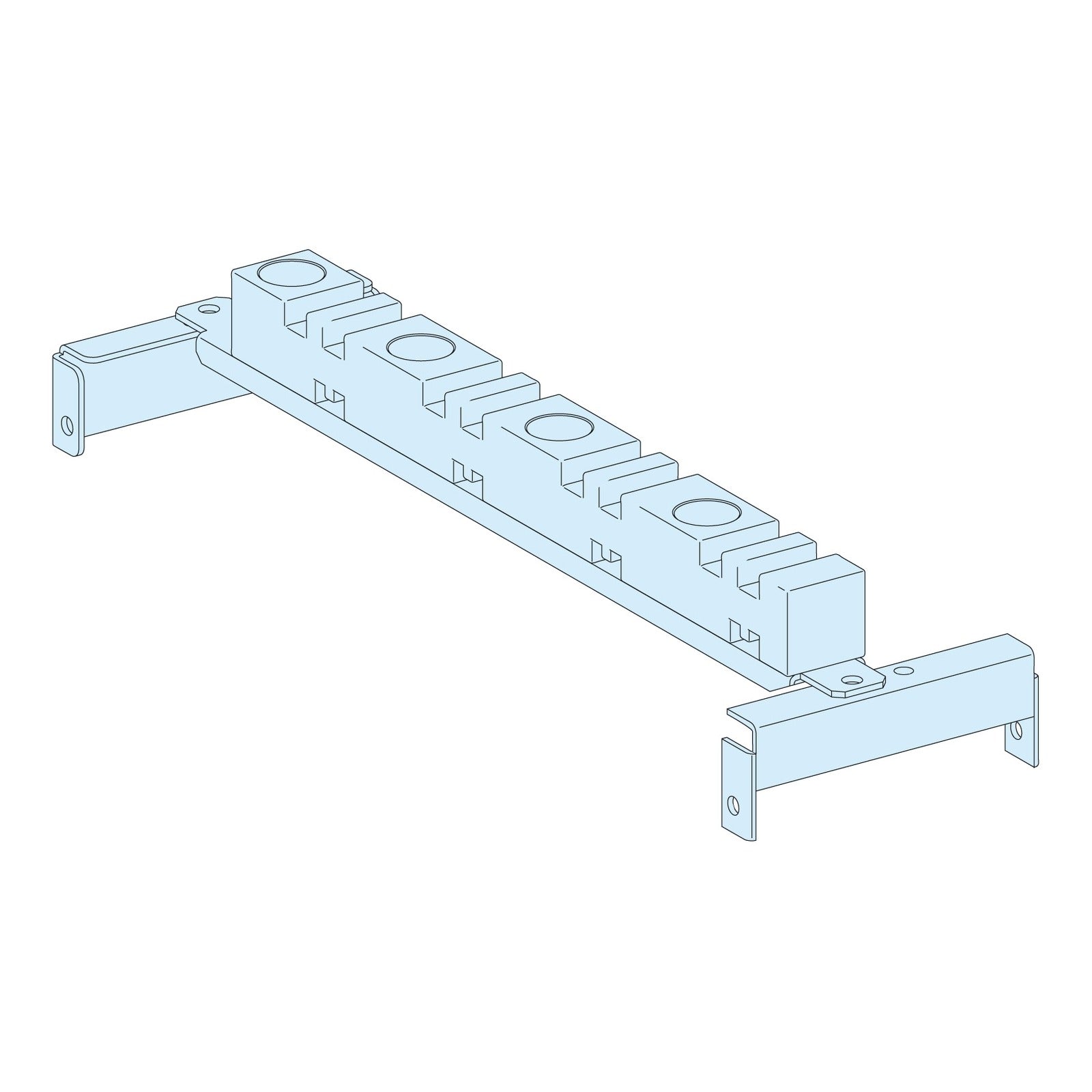 Soporte inferior Schneider Electric Linergy BS para barras de 150 mm de ancho, LVS04663 - referencia LVS04663
