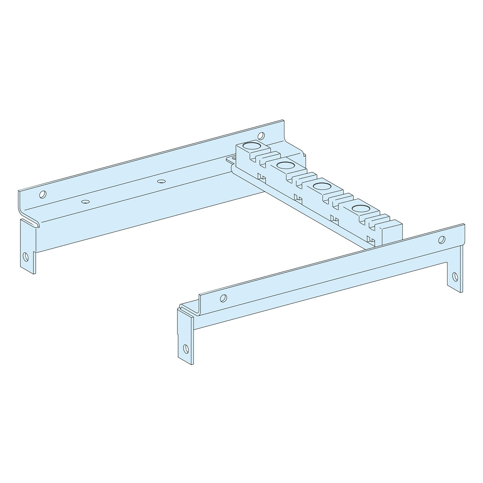 Soporte inferior Schneider Electric Linergy BS para barras de 300 mm de ancho, LVS04666 - referencia LVS04666