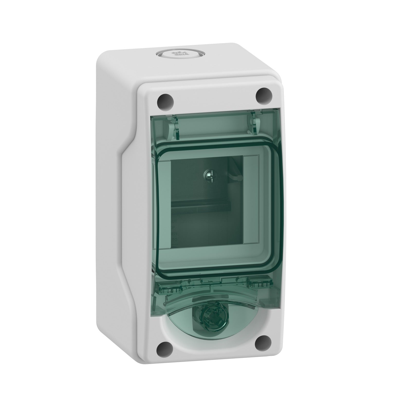 Caja estanca de superficie Schneider Electric Mini Kaedra, IP65, 1 fila y 3 módulos, 13975 - referencia 13975