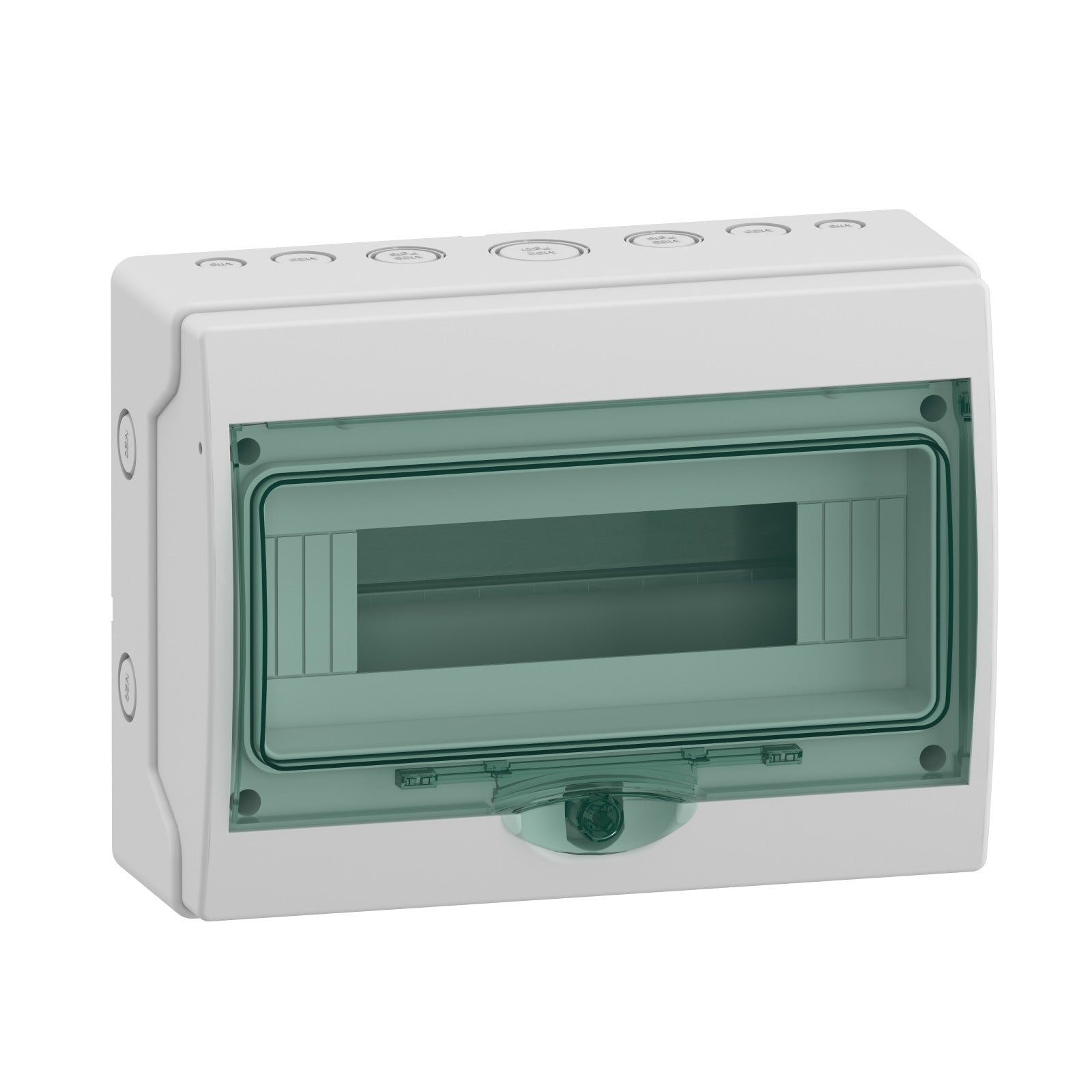 Caja estanca de superficie Schneider Electric Mini Kaedra, IP65, 1 fila y 12 módulos, 13979 - referencia 13979