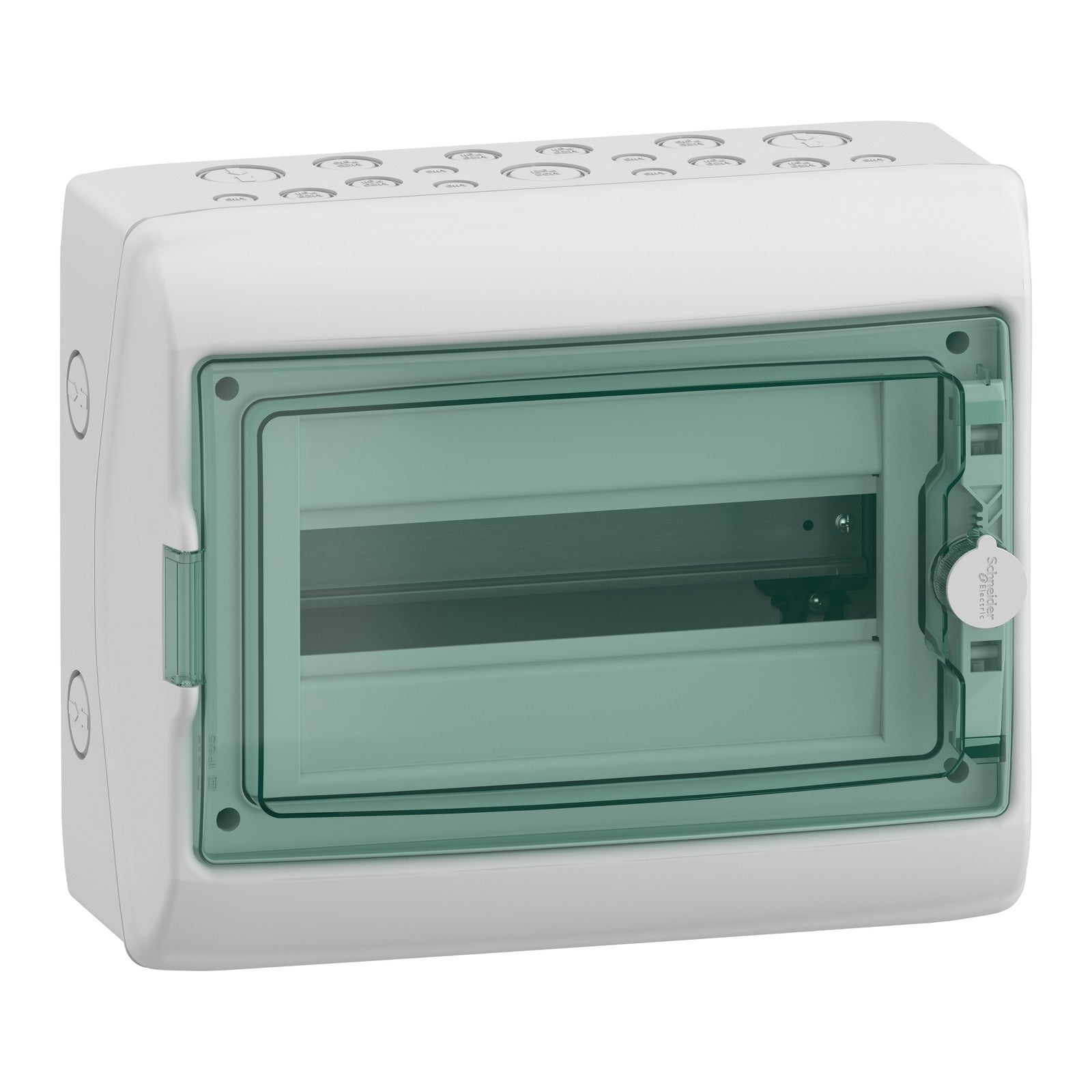 Caja estanca de superficie Schneider Electric Kaedra, 1 fila y 12 módulos, 13981 - referencia 13981