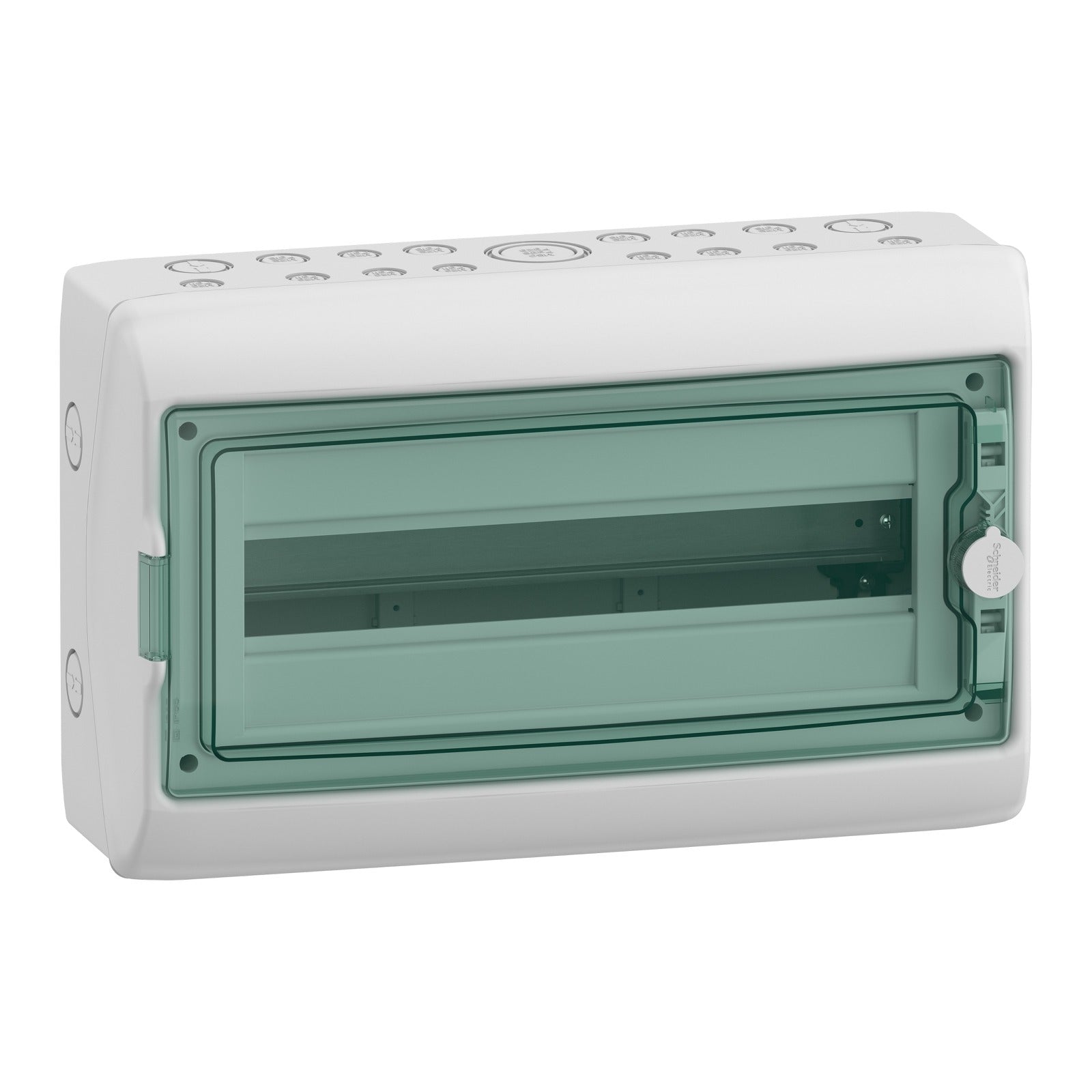 Caja estanca de superficie Schneider Electric Kaedra, IP65, 1 fila y 18 módulos, 13982 - referencia 13982