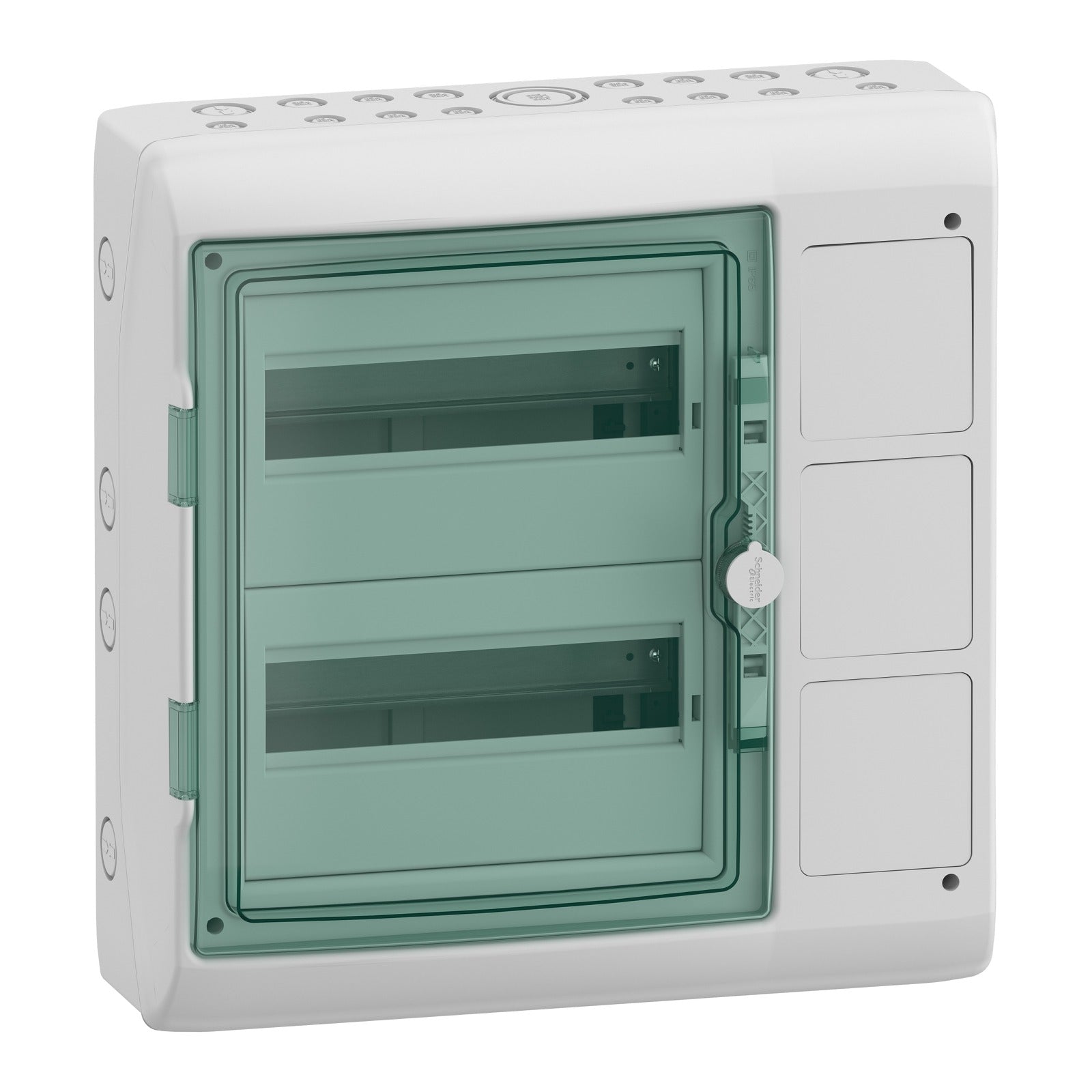 Cofret multipropósito Schneider Electric Kaedra, 448 × 460 mm, 24 módulos y 3 aperturas, 13991 - referencia 13991