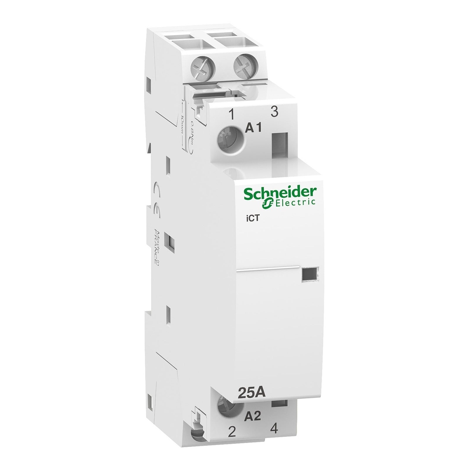 Contactor modular Schneider Electric Acti9 iCT, 2P 2NA, 25 A, bobina de 24 V CA, A9C20132 - referencia A9C20132