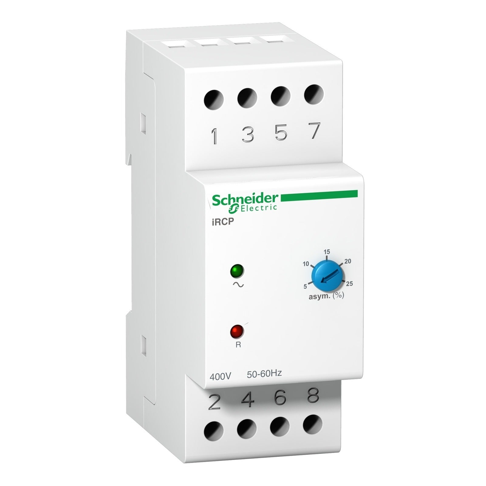 Relé de control de fases Schneider Electric Acti9 iRCP, 1 contacto conmutado, 8 A, 400 V, A9E21180 - referencia A9E21180
