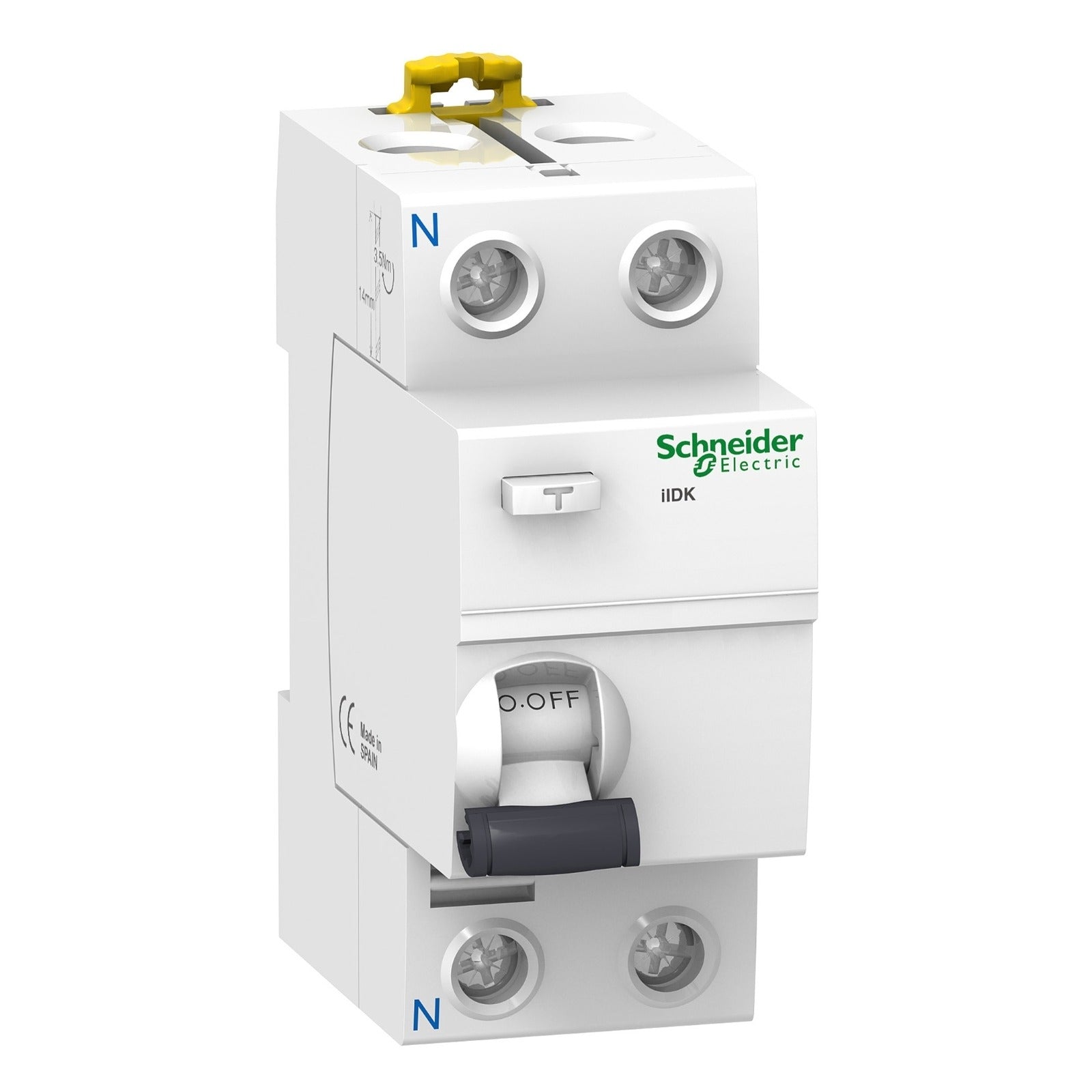 Interruptor diferencial Schneider Electric Acti9 iID, 2P, 25 A, 30 mA, tipo AC, A9R60225 - referencia A9R60225