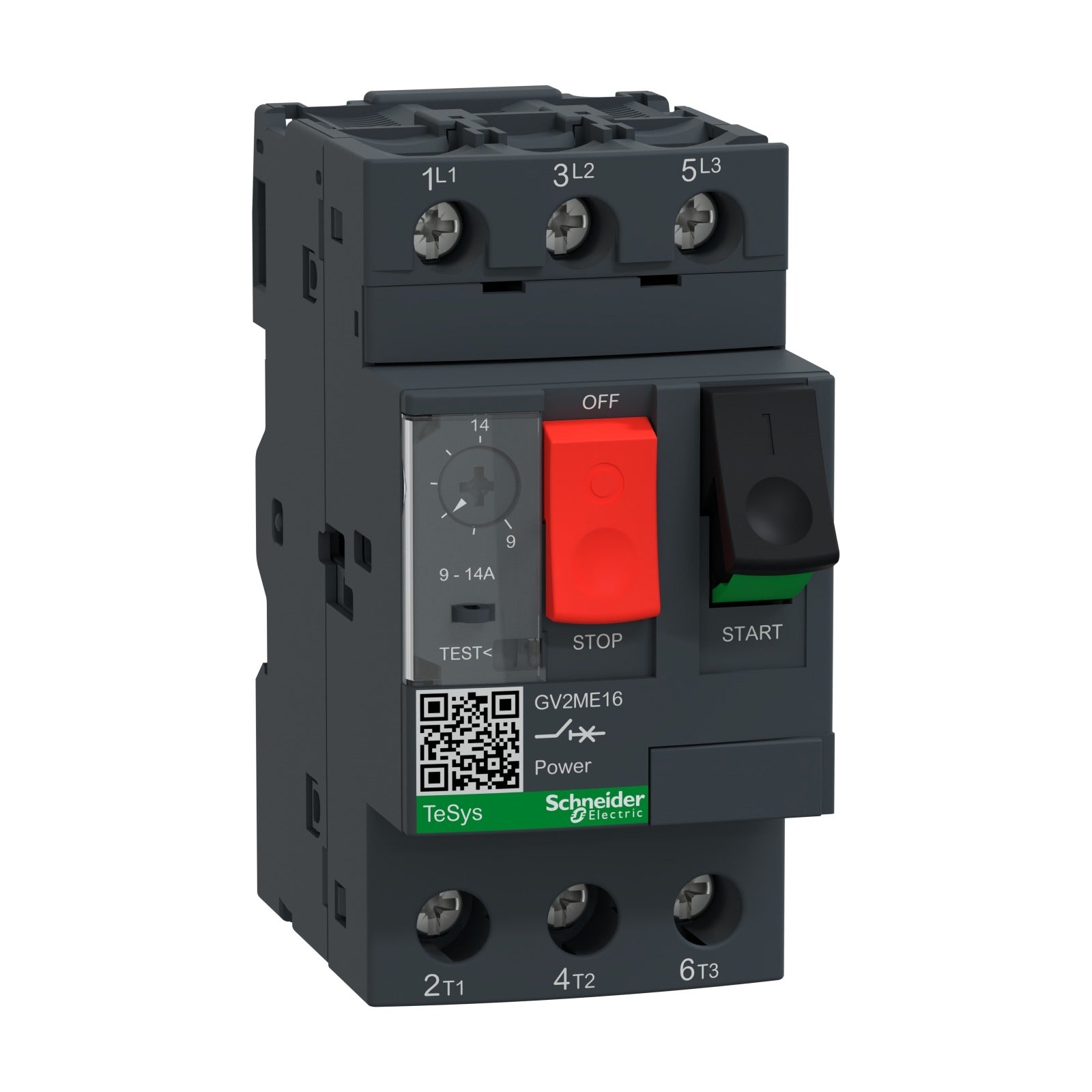 Guardamotor magnetotérmico Schneider Electric TeSys GV2ME, regulación 9-14 A, GV2ME16 - referencia GV2ME16