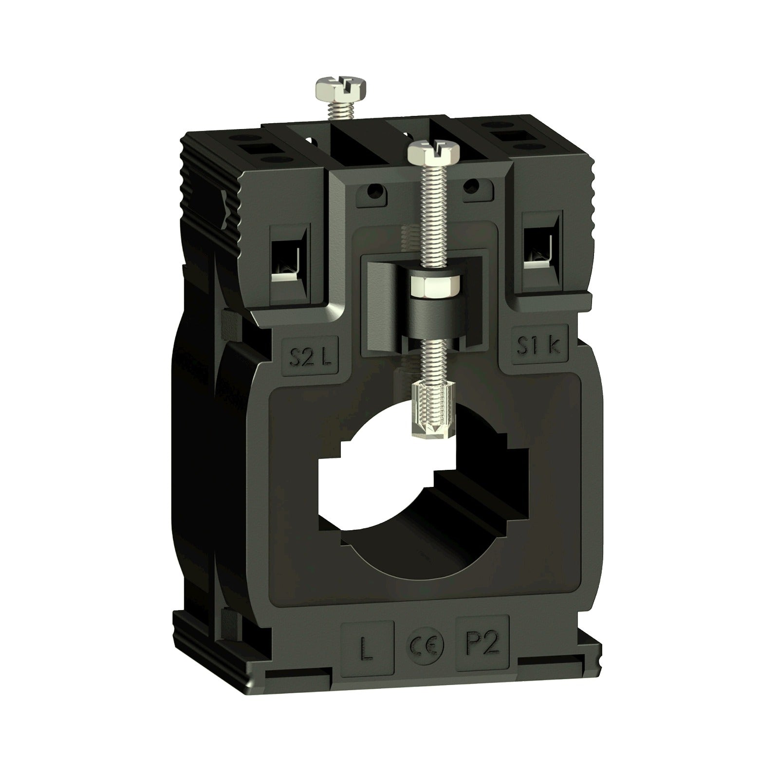 Transformador de corriente Schneider Electric PowerLogic, 200/5 A, para cable de Ø27 mm o barra, METSECT5MA020 - referencia METSECT5MA020