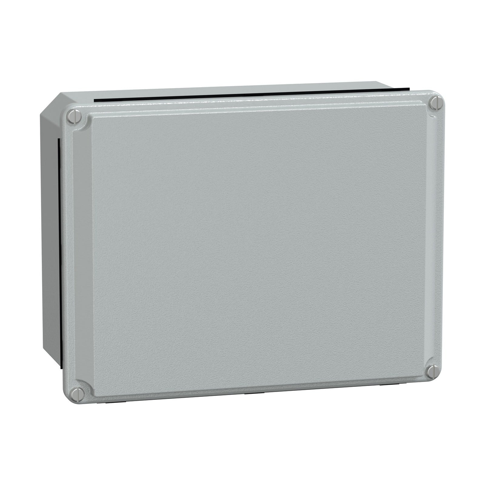 Caja industrial metálica Schneider Electric Spacial SDB, 206 × 156 × 83 mm, tapa baja, IP55, RAL 7035, NSYDBN2015 - referencia NSYDBN2015