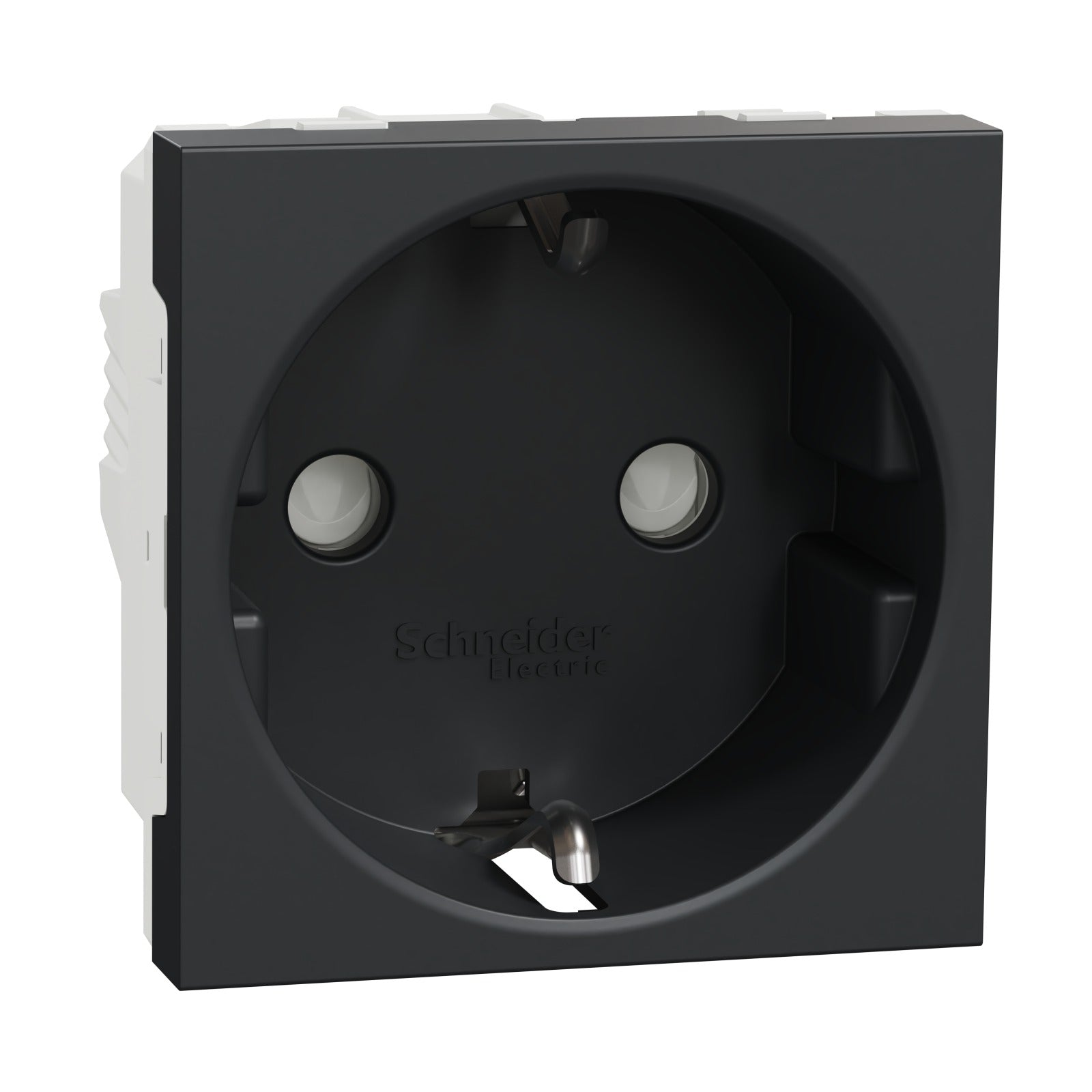 Base de enchufe Schuko Schneider Electric New Unica, 2P+T, 16 A, conexión por tornillo, antracita, NU303754 - referencia NU303754