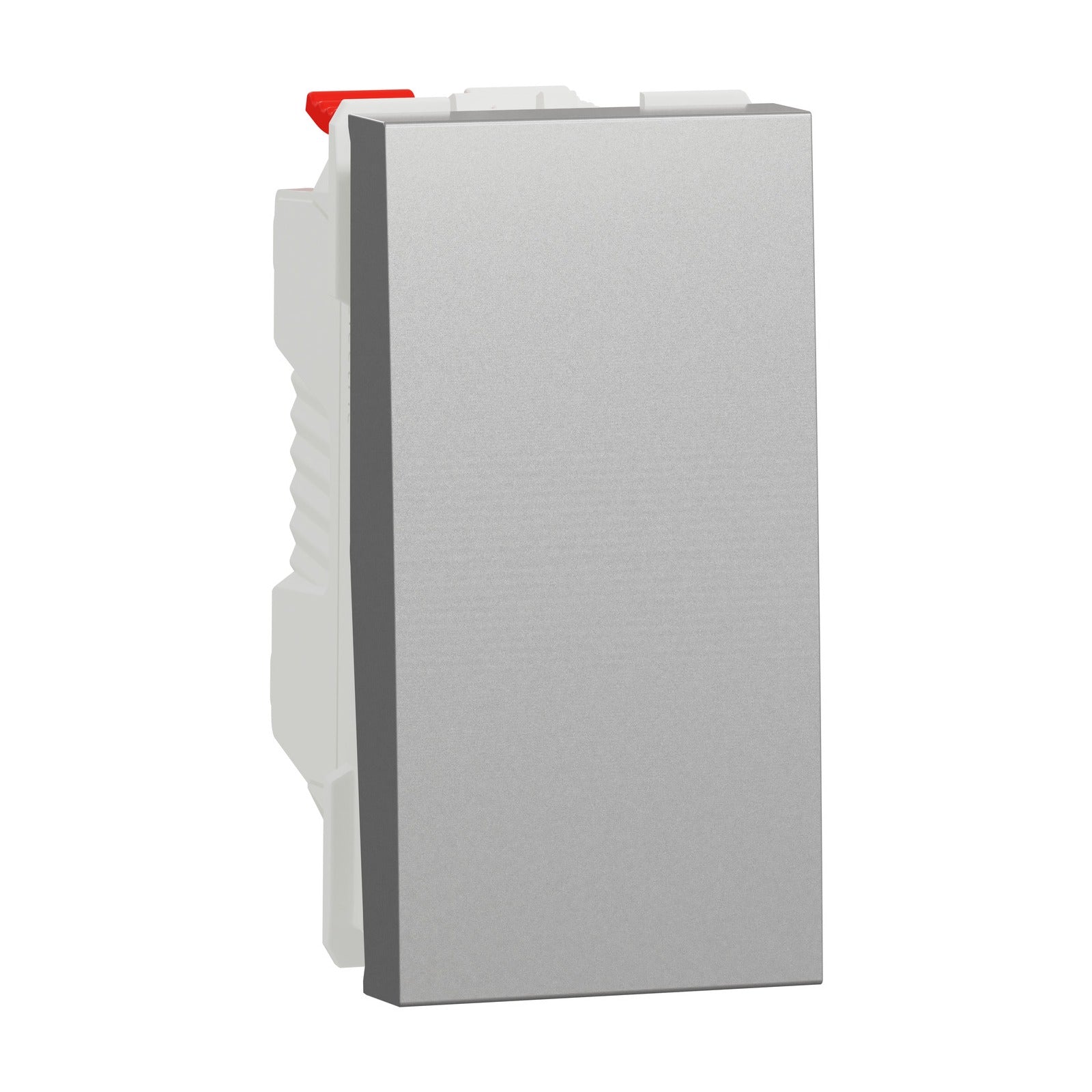 Pulsador de 1 módulo Schneider Electric New Unica Studio, aluminio, NU310630 - referencia NU310630