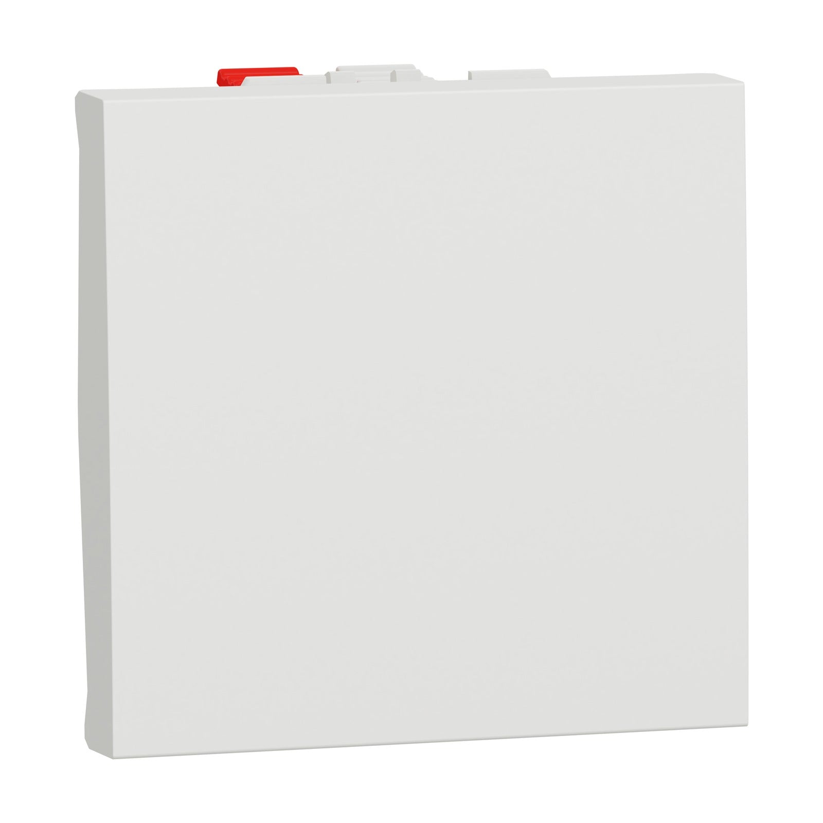 Pulsador NA de 2 módulos Schneider Electric New Unica, 10 A, conexión rápida, blanco polar, NU320618 - referencia NU320618
