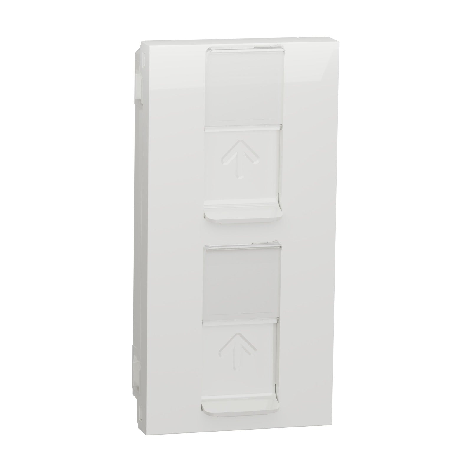 Toma doble de datos RJ45 Cat. 6 UTP Schneider Electric New Unica System+, blanco polar, NU348218 - referencia NU348218