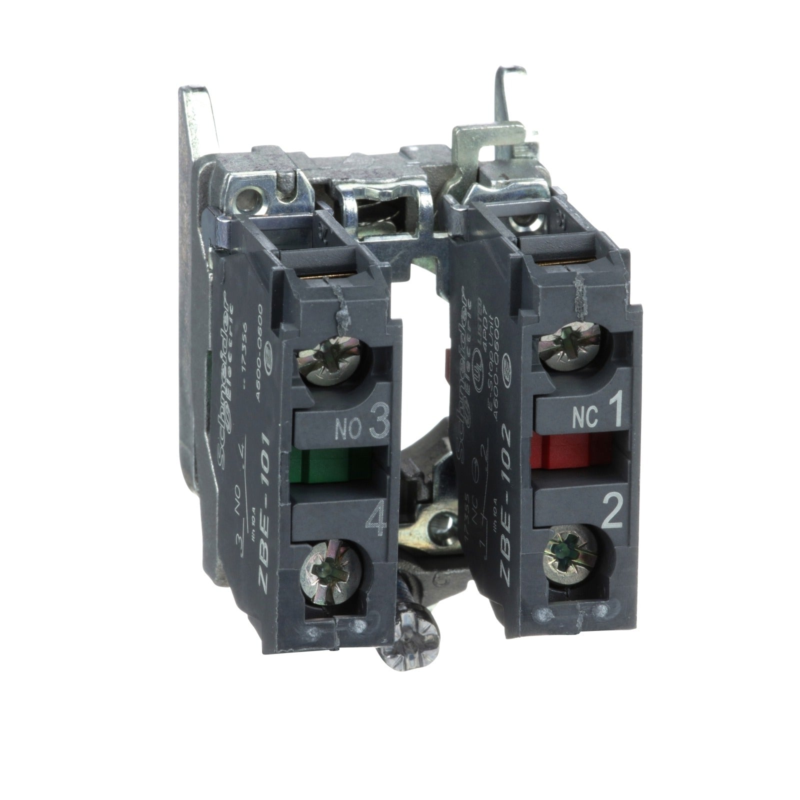 Cuerpo completo para pulsador Schneider Electric Harmony XB4, 1 NA + 1 NC, ZB4BZ105 - referencia ZB4BZ105