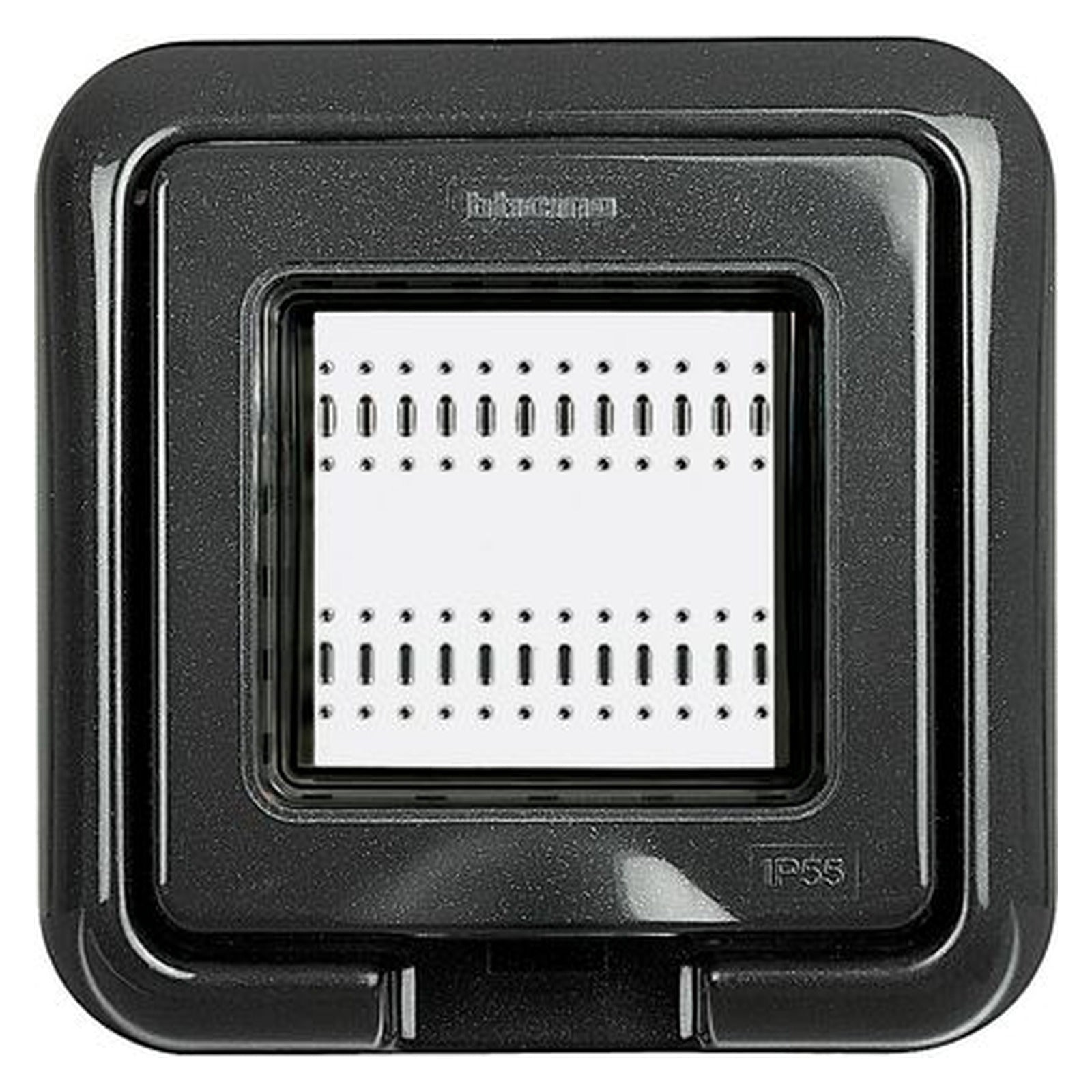 Tapa estanca BTicino Idrobox IP55 antracita para caja 502E de 2 módulos, 24602L - referencia 24602L