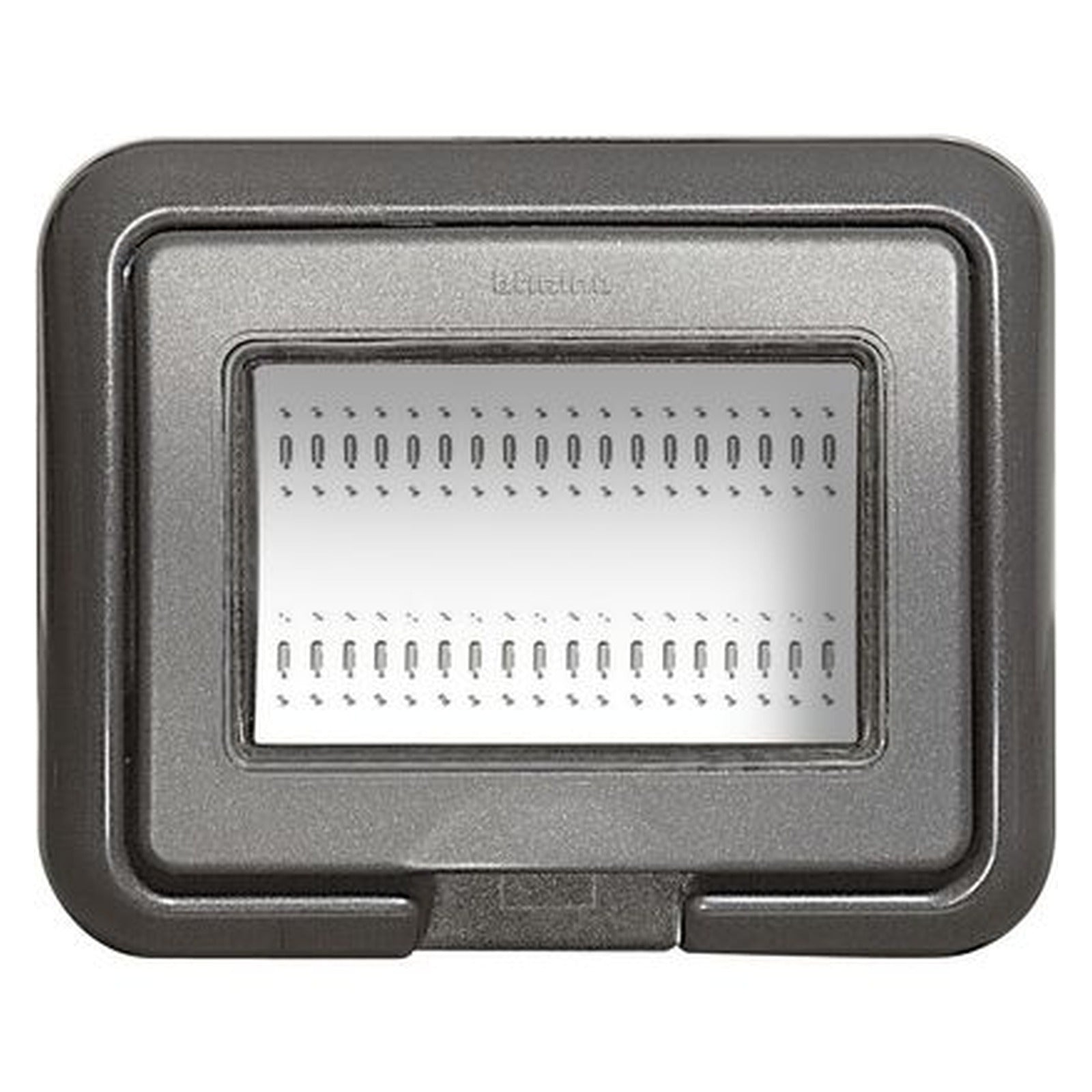 Tapa estanca BTicino Idrobox IP55 antracita para caja 503E de 3 módulos, 24603L - referencia 24603L