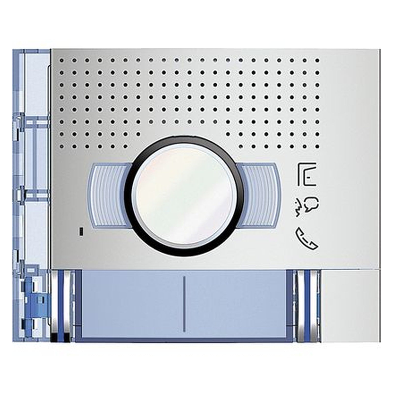 Frontal audio/vídeo BTicino Sfera New Allmetal con 2 pulsadores, 351221 - referencia 351221