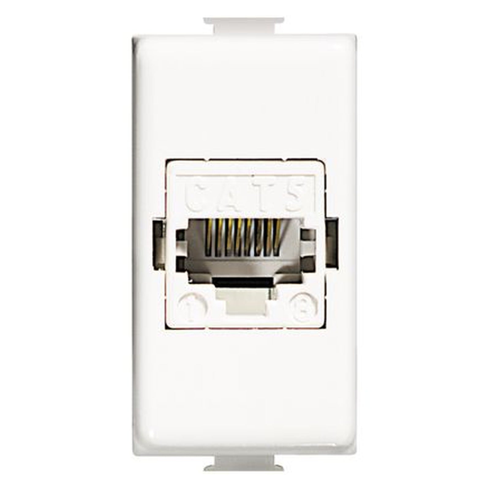 Toma de datos RJ45 Cat. 6 UTP BTicino Matix, 1 módulo, marfil, AM5974AT6 - referencia AM5974AT6
