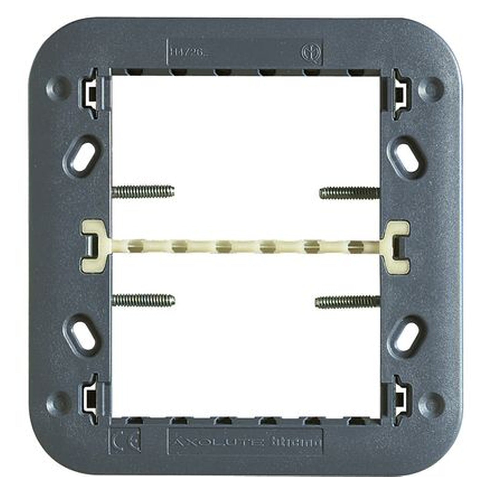 Soporte BTicino Axolute de 3+3 módulos para caja 506E, H4726 - referencia H4726