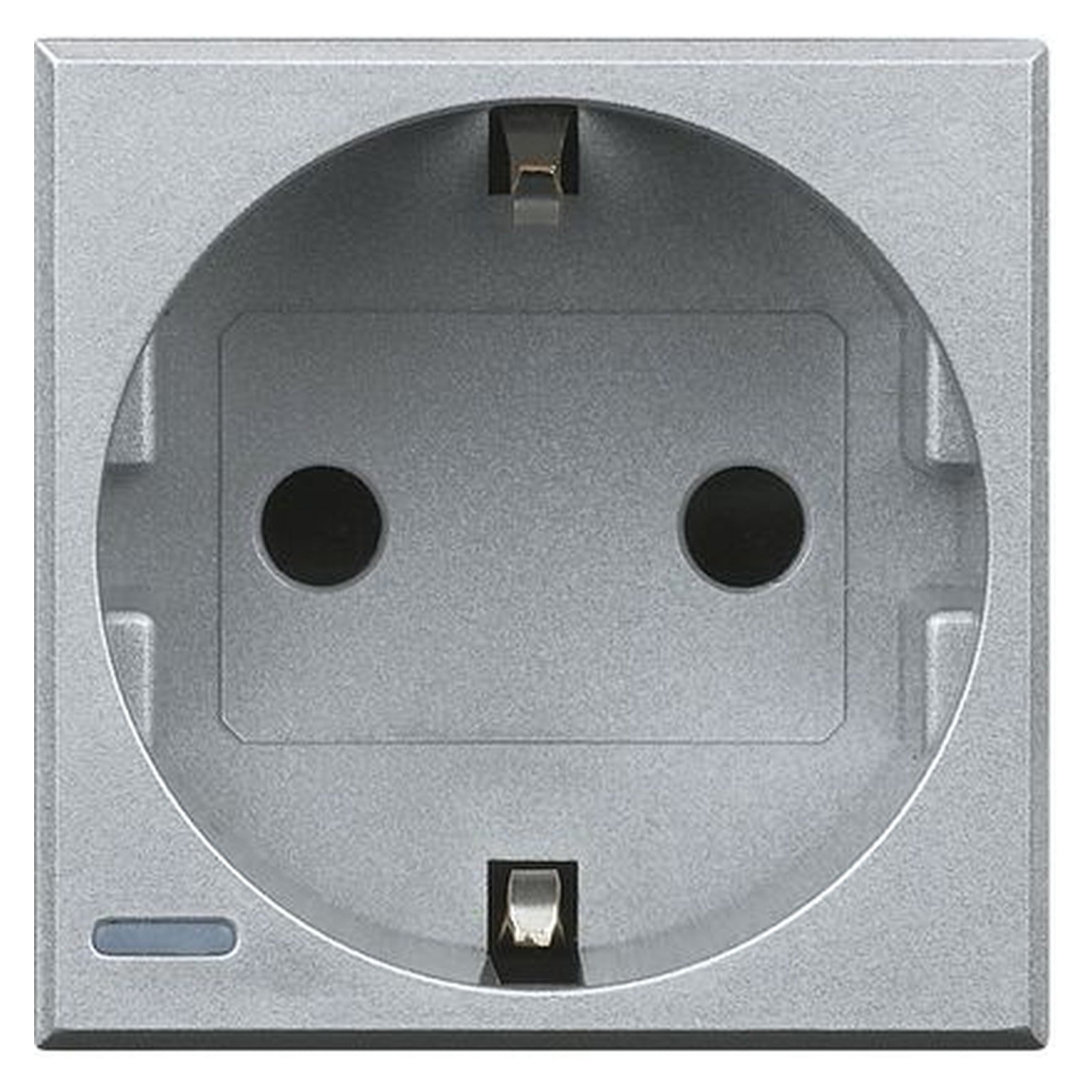 Base de enchufe Schuko BTicino Axolute 2P+T, 16 A, 250 V, 2 módulos, Tech, HC4141 - referencia HC4141