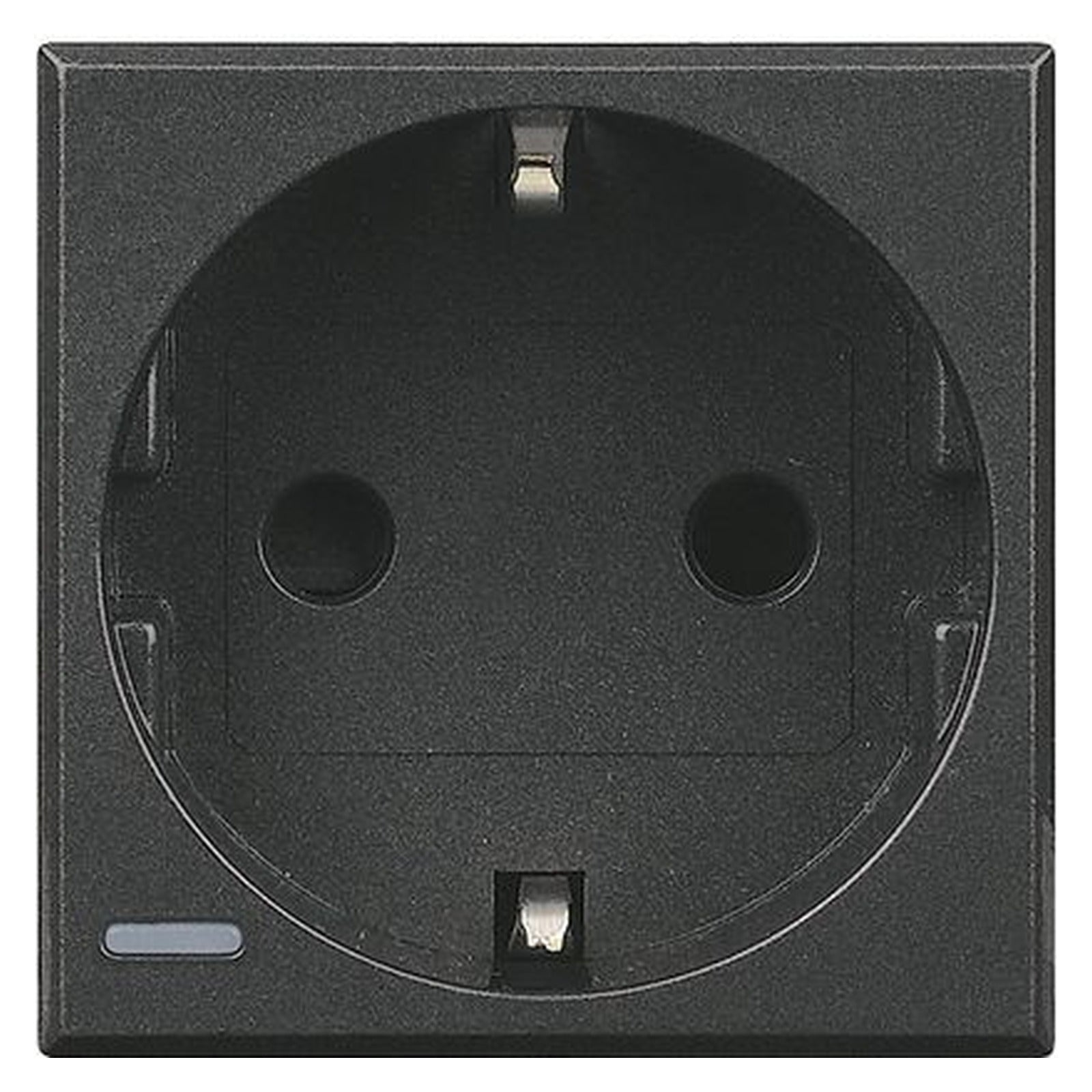 Base de enchufe Schuko BTicino Axolute 2P+T, 16 A, 250 V, 2 módulos, antracita, HS4141 - referencia HS4141