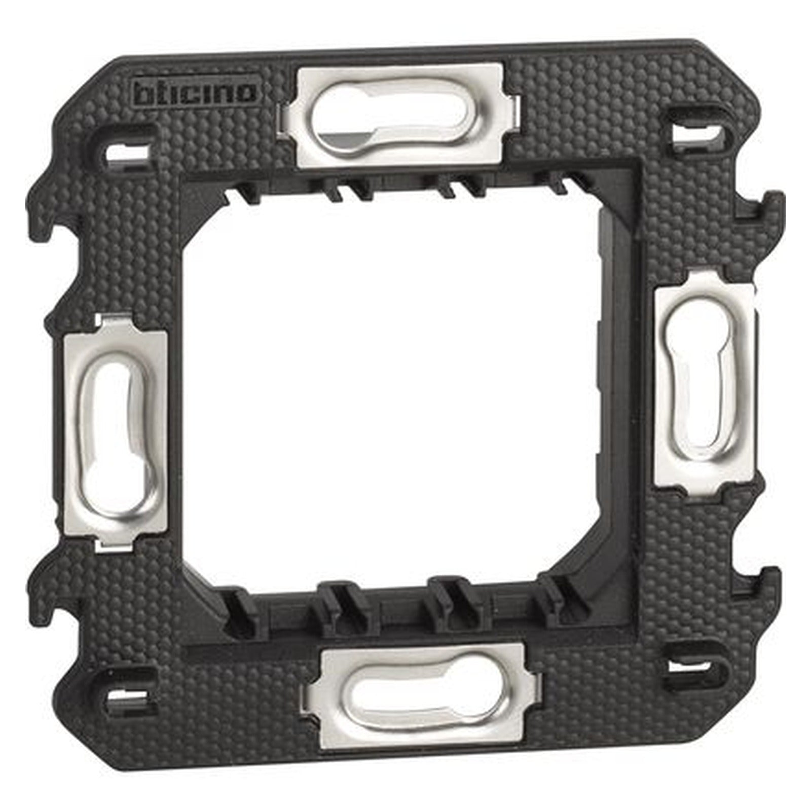 Soporte BTicino Living Now de 2 módulos con protector, K4702 - referencia K4702